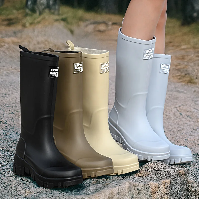Women'S Fashion Rain Boots - Kadınlar için moda Yağmur Çizmeleri Kalın