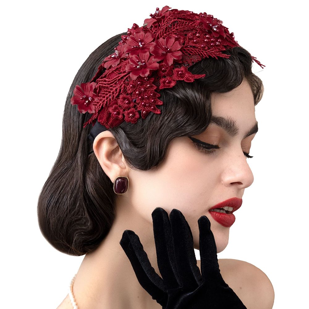 Women'S Fashion In The 50S - Kadınlar için yeni dantel fascinheadband kafa