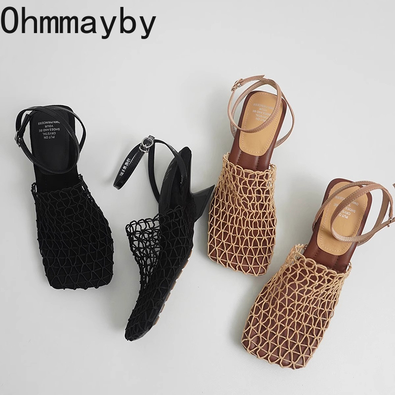 Women'S Fashion Designer Clothes - Tasarımcı Lüks Hollow Out Kadın Sandalet