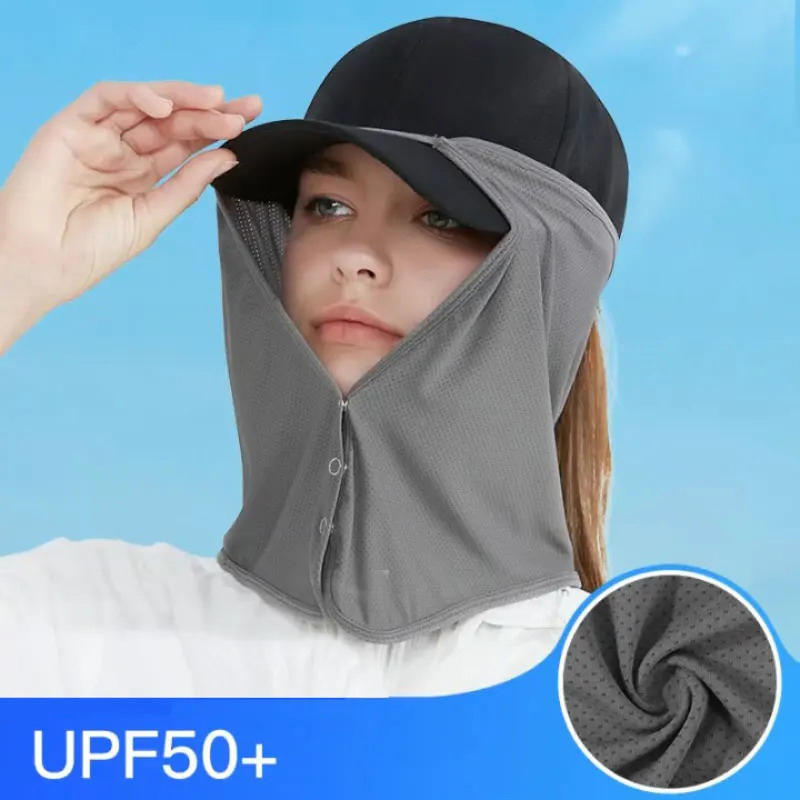 Women'S Fashion Visor - Çabuk Kuruyan balıkçı şapkası Yüz Boyun