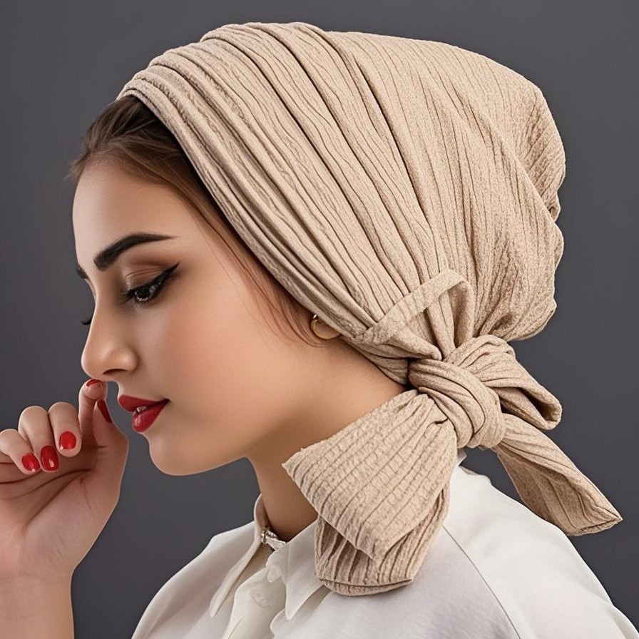 Women'S Fashion Visor - Kadınlar için Lüks Bahar Düğümü Türban