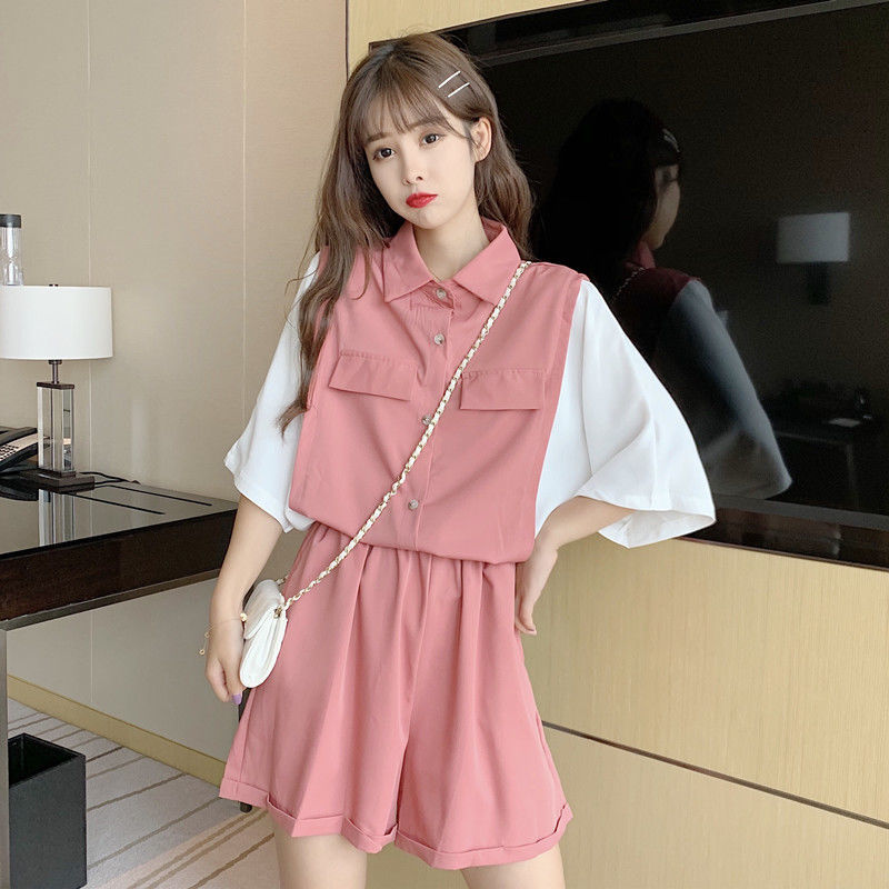 Women'S Young Fashion - Setleri Kadın Genç Tatlı Öğrenciler Şort