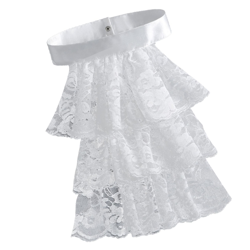 Women'S Fashion Victorian - Zarif viktorya kostüm yaka Ruffled dantel