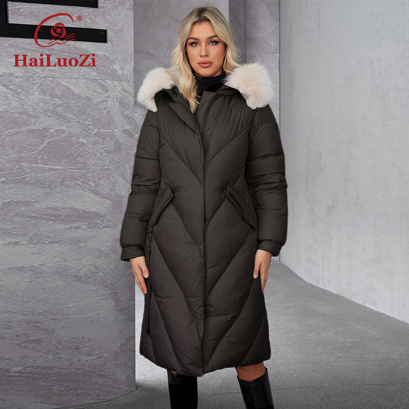 Women'S Fashion Parka - HaiLuoZi 2024 kadın kış artı boyutu