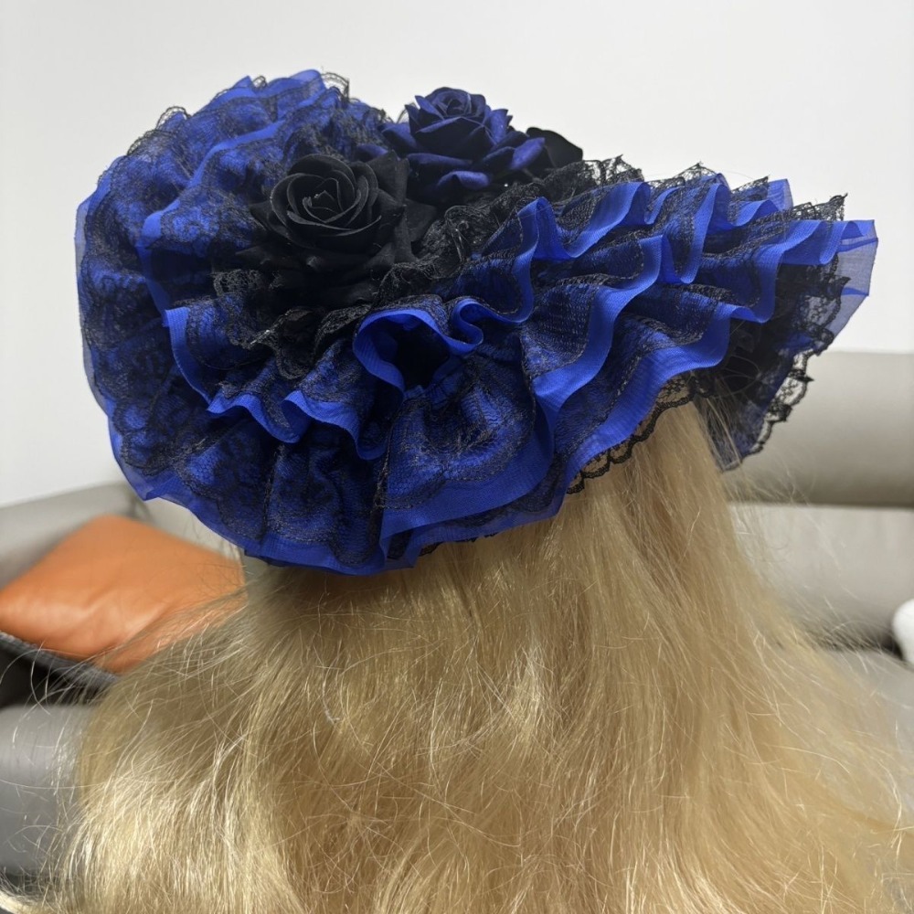 Women'S Fashion Victorian - Orijinal Siyah Kırmızı Klein Mavi Lacivert