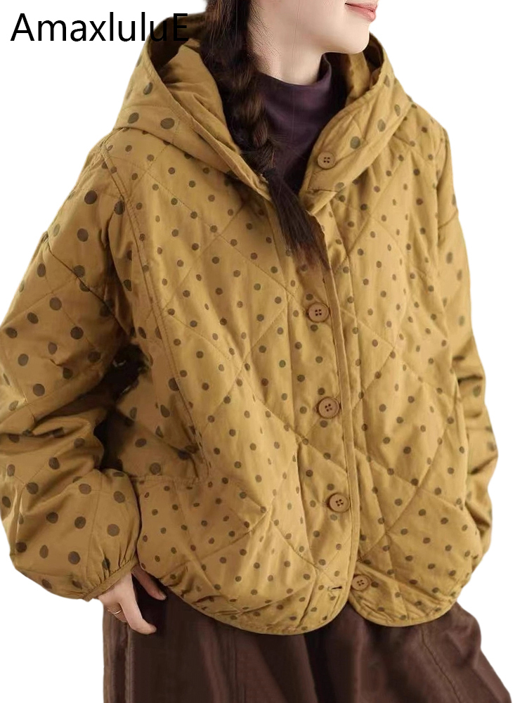 Women'S Fashion Parka - Amax LuluE Bohemia Kışlık Montlar Kadın