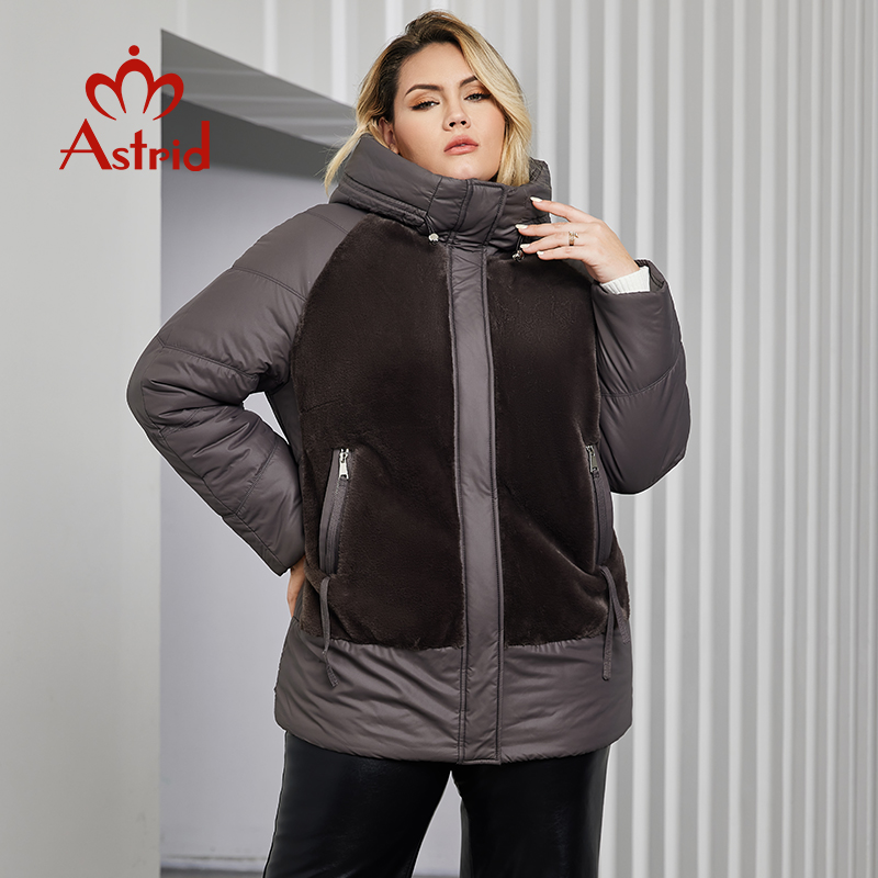 Women'S Fashion Parka - Astrid artı boyutu kış ceket kadın