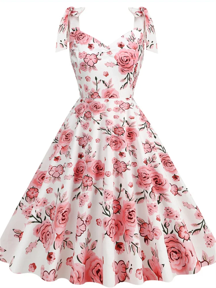 Women'S Fashion In The 50S - 2024 yeni moda kadınlar yaz elbisesi