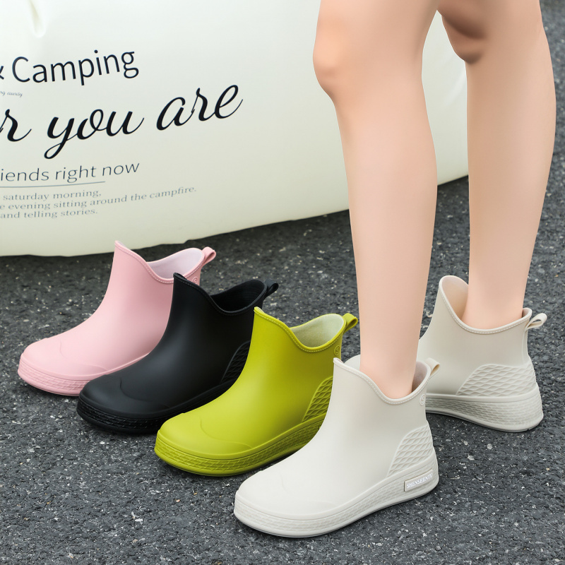 Women'S Fashion Rain Boots - Yeni Su Geçirmez Balıkçılık Yağmur Botları