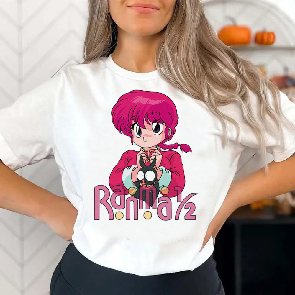 Women'S Fashion From The 80S - Ranma üst tees genç Retro 80'ler
