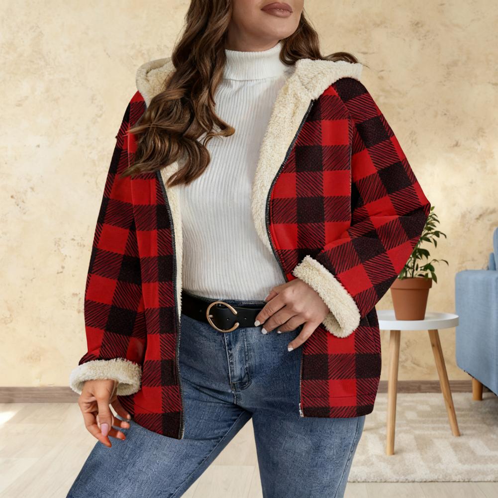 Kadın Sherpa Ekose Shacket Uzu - Sherpa Coat Women incelemesi ve fiyatı