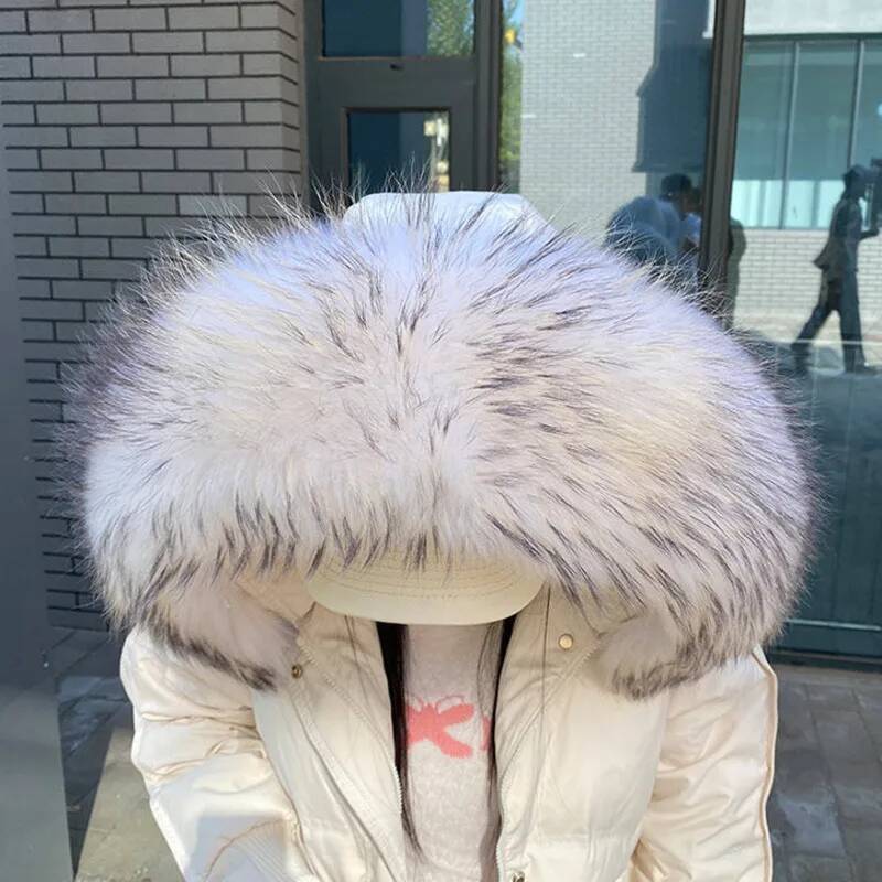 Rakun Kürk Yaka Ceketler İçin  - Women'S Fashion Parka incelemesi ve fiyatı