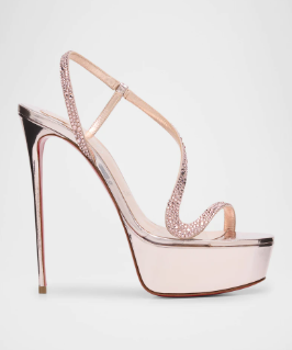 Metalik Deri Platform Stiletto - Women'S Fashion Designer Clothes incelemesi ve fiyatı