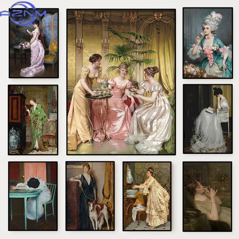 Rönesans Kadın Portre Posteri  - Women'S Fashion Victorian incelemesi ve fiyatı