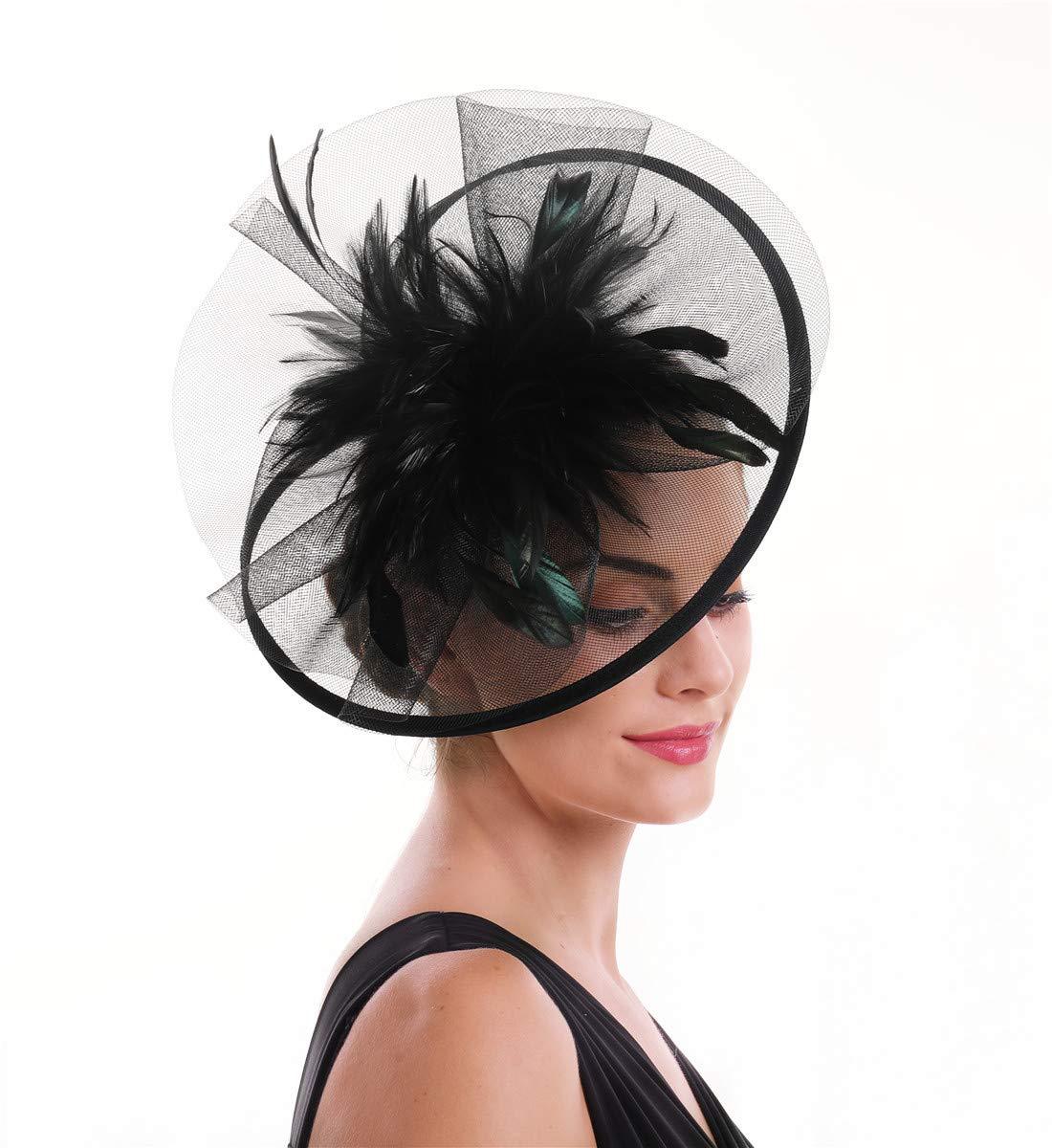 Kadın tüy ator ator şapka örgü - Women'S Fashion Kentucky Derby incelemesi ve fiyatı