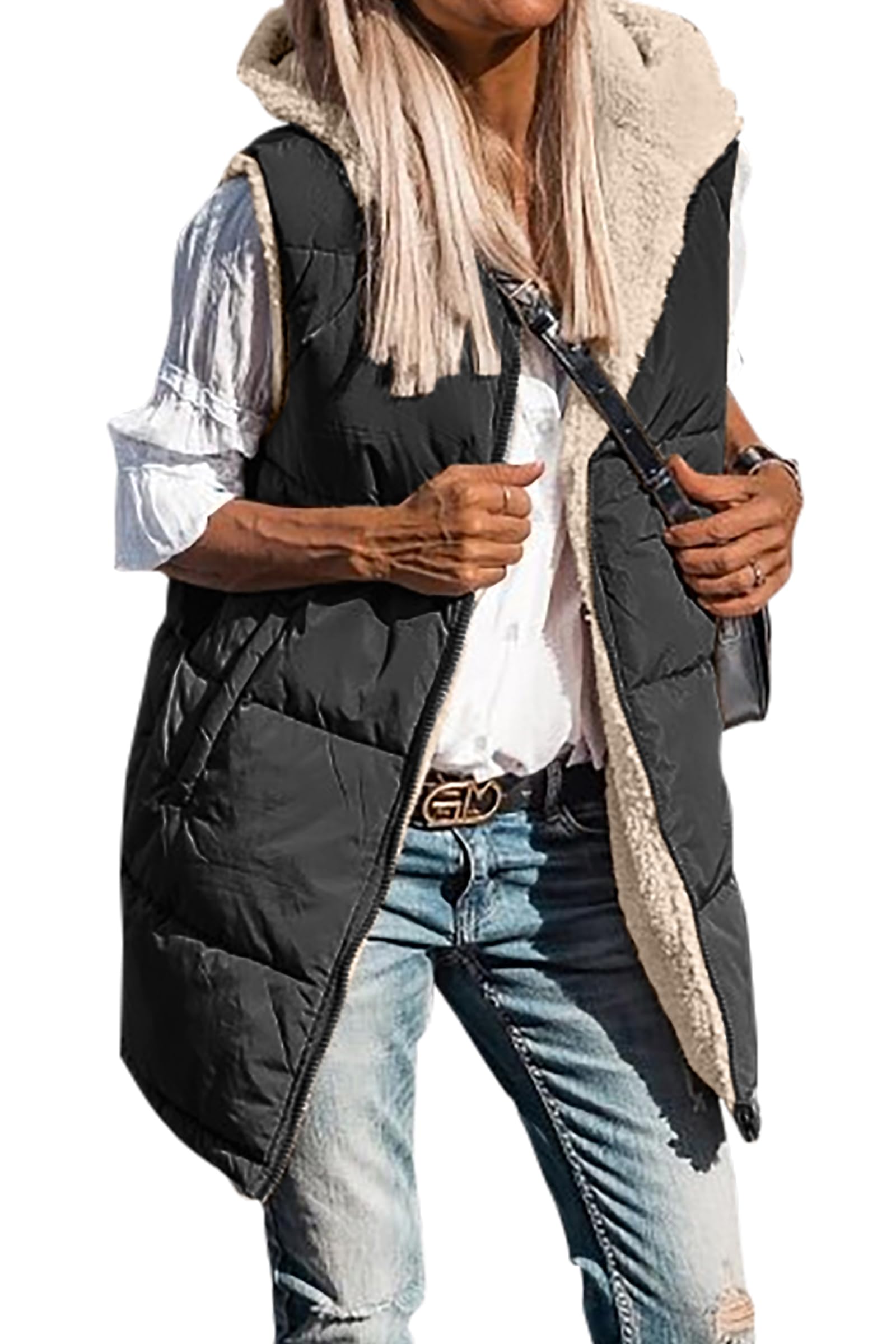 Her İki Taraf da Kullanılabili - Sherpa Coat Women incelemesi ve fiyatı