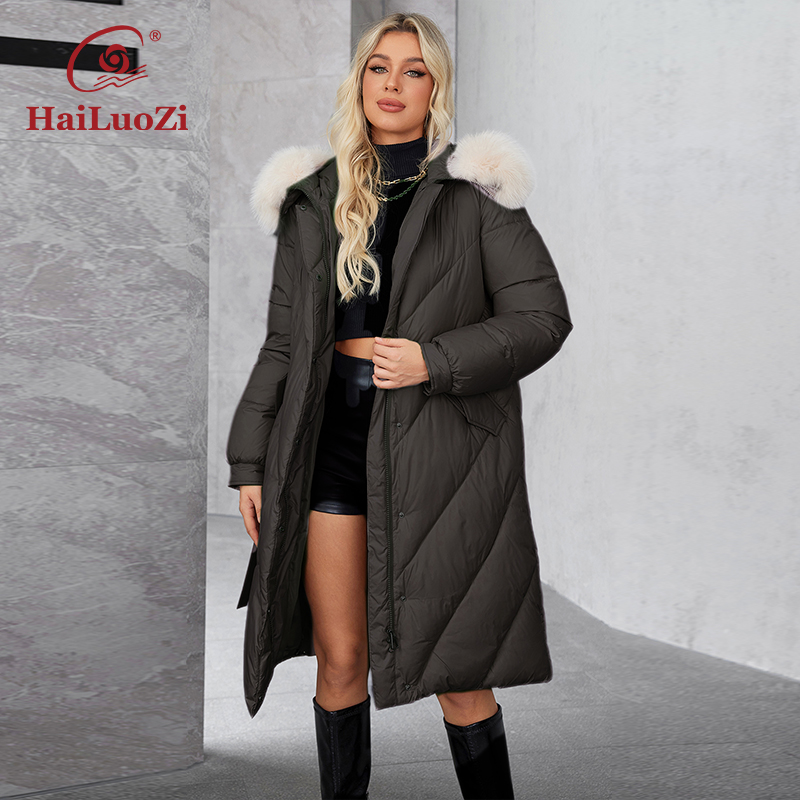 HaiLuoZi 2024 kadın kış artı b - Women'S Fashion Parka incelemesi ve fiyatı