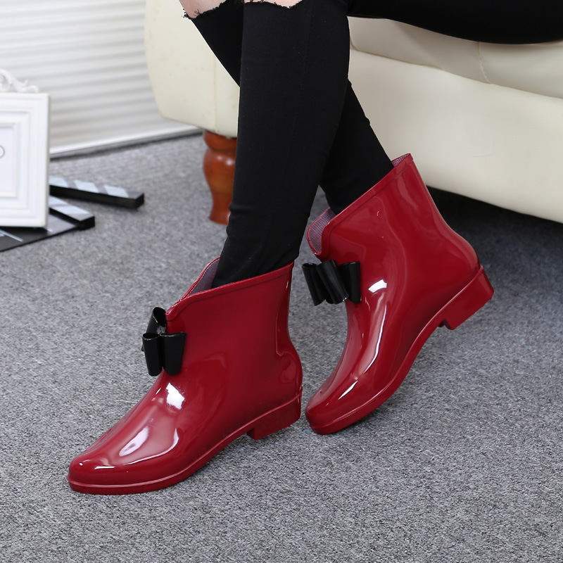 Kadın çiçek papyon bileğe kada - Women'S Fashion Rain Boots incelemesi ve fiyatı