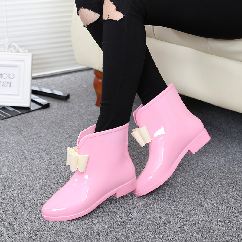 Kadın çiçek papyon bileğe kada - Women'S Fashion Rain Boots incelemesi ve fiyatı