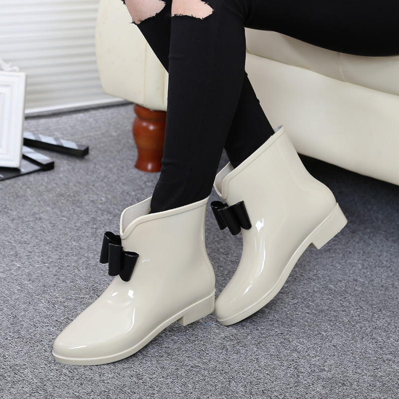 Kadın çiçek papyon bileğe kada - Women'S Fashion Rain Boots incelemesi ve fiyatı