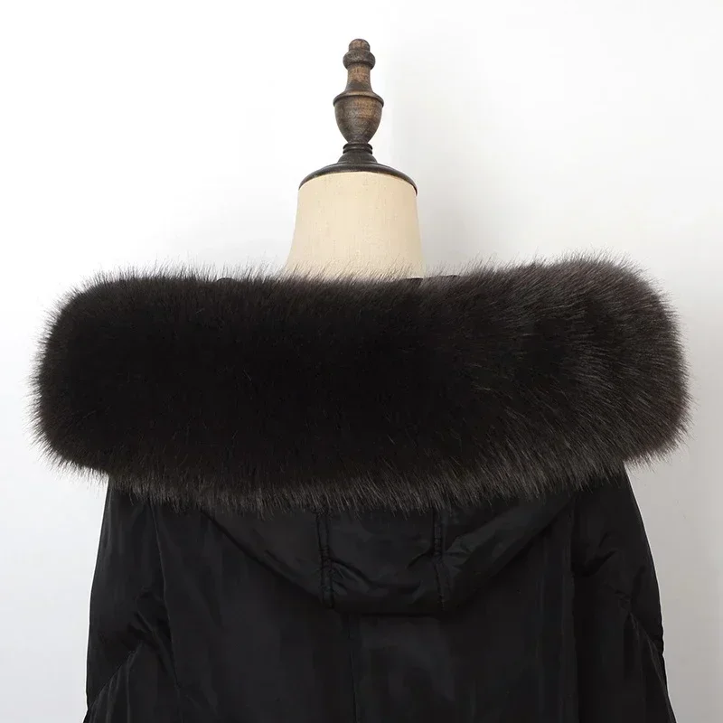 Kadın Sahte Tilki Kürk Yaka Şa - Women'S Fashion Parka incelemesi ve fiyatı