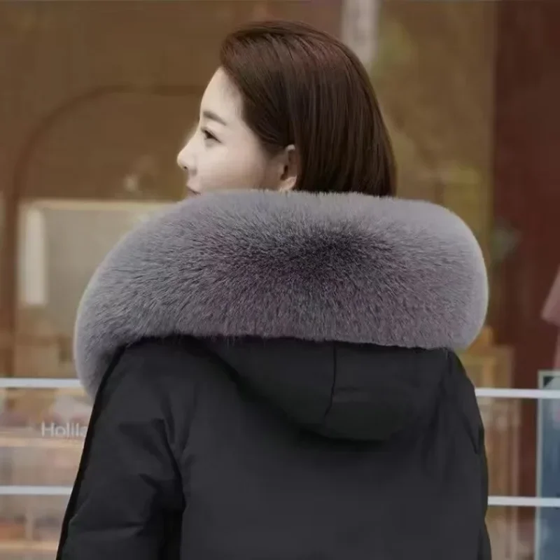 Kadın Sahte Tilki Kürk Yaka Şa - Women'S Fashion Parka incelemesi ve fiyatı