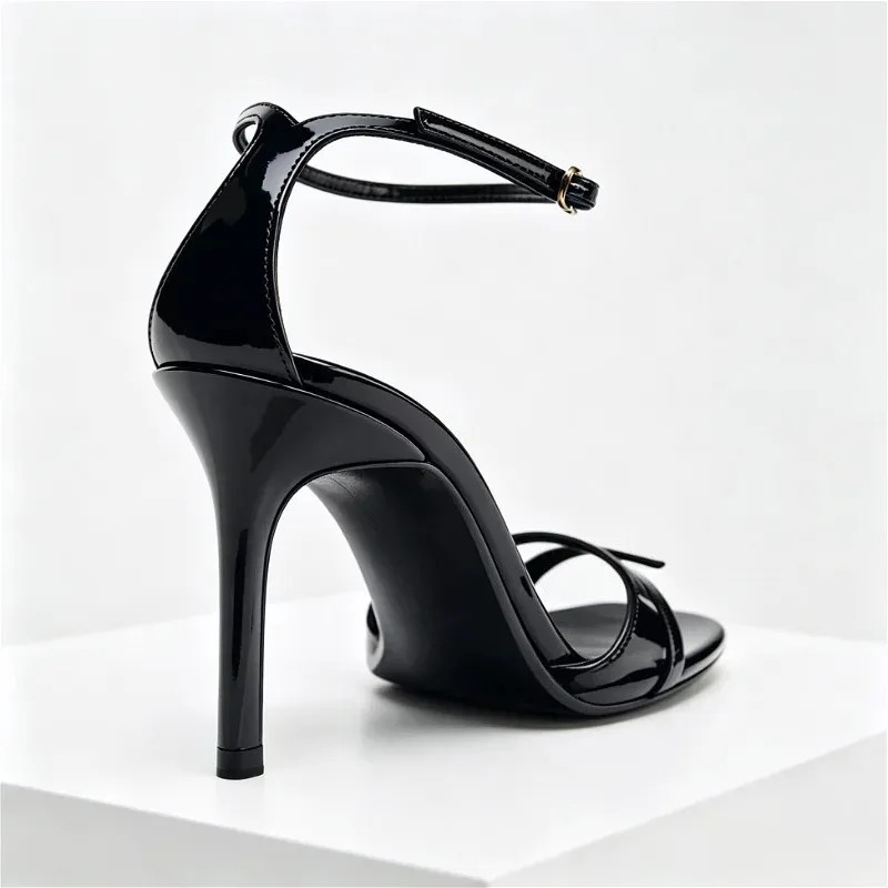 Siyah Rugan Deri Tokalı Yüksek - Women'S Fashion Brand Shoes incelemesi ve fiyatı