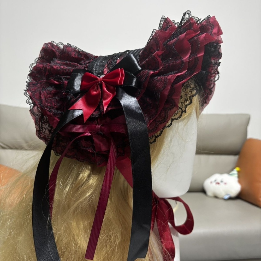Orijinal Siyah Kırmızı Klein M - Women'S Fashion Victorian incelemesi ve fiyatı