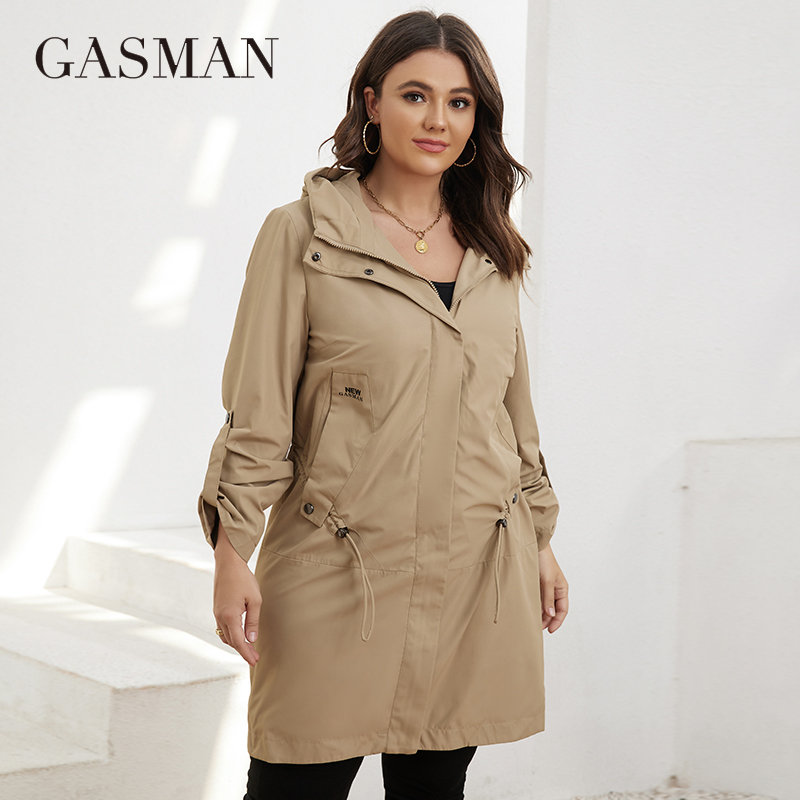 GASMAN sonbahar trençkot artı  - Women'S Fashion Parka incelemesi ve fiyatı