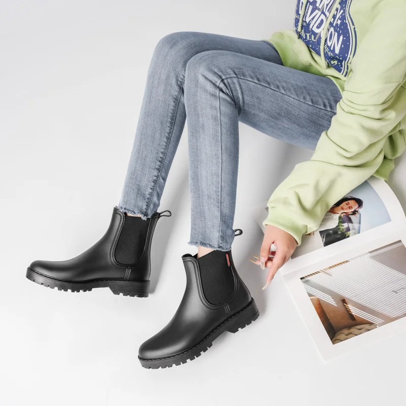 Kadın Kısa Konçlu Kaymaz Yağmu - Women'S Fashion Rain Boots incelemesi ve fiyatı