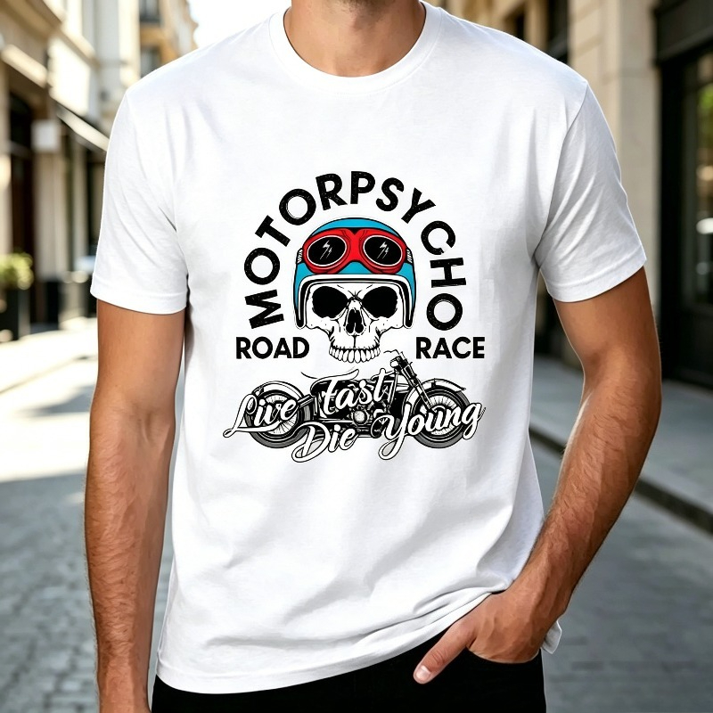 Motopsyco Biker Skull Tişört E - Women Fashion Quotes incelemesi ve fiyatı