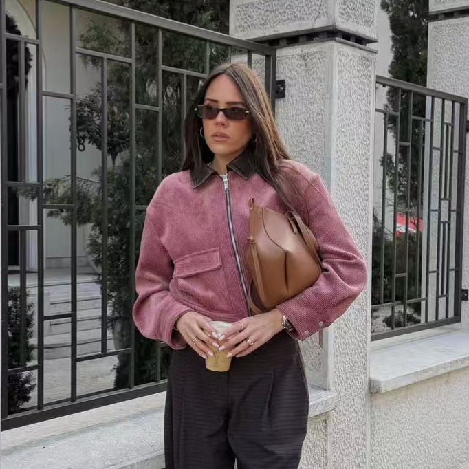 Suninbox Retro Pembe Kırpılmış - Sherpa Coat Women incelemesi ve fiyatı