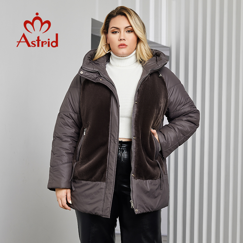 Astrid artı boyutu kış ceket k - Women'S Fashion Parka incelemesi ve fiyatı