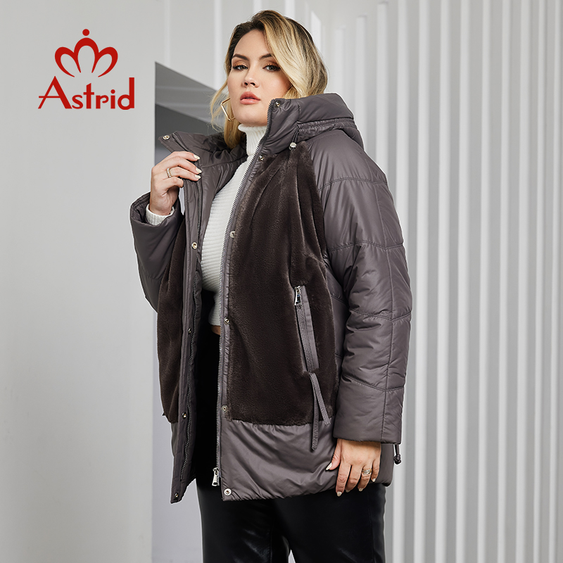 Astrid artı boyutu kış ceket k - Women'S Fashion Parka incelemesi ve fiyatı