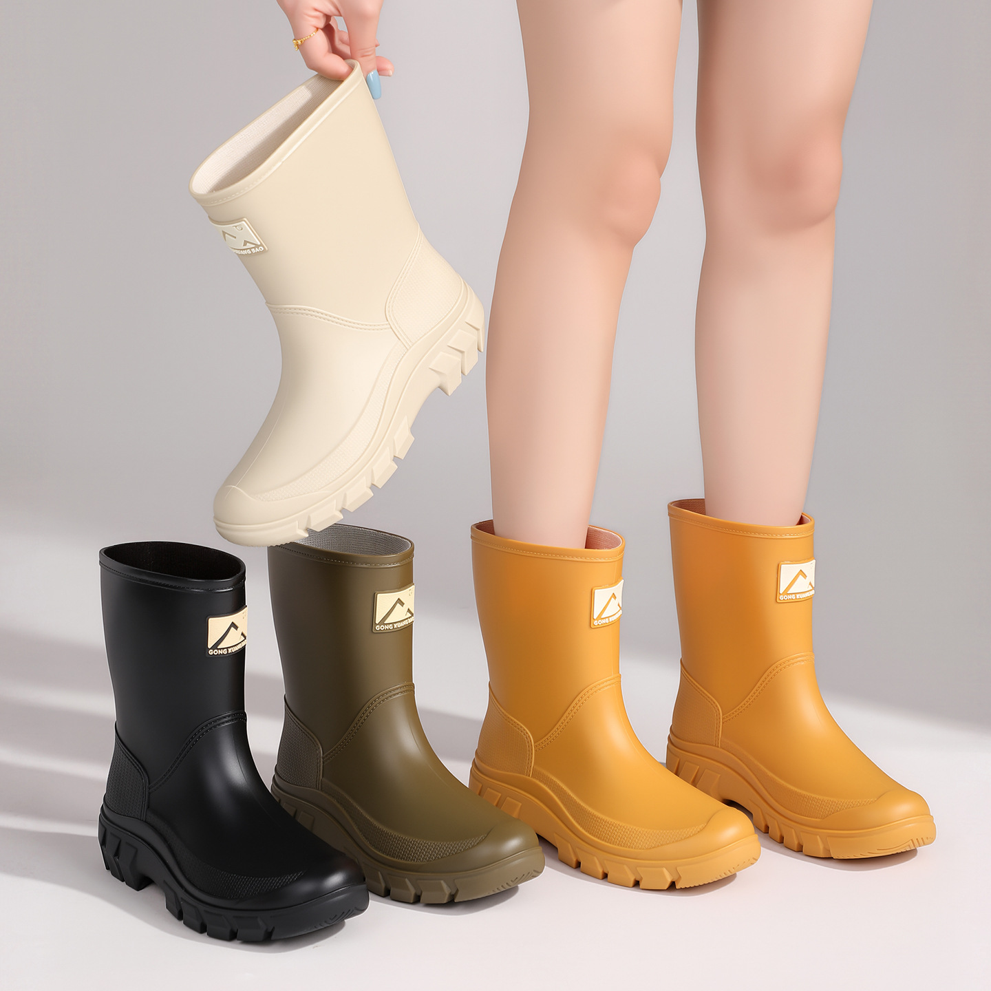 Kadınlar İçin Orta Boy Yünlü A - Women'S Fashion Rain Boots incelemesi ve fiyatı