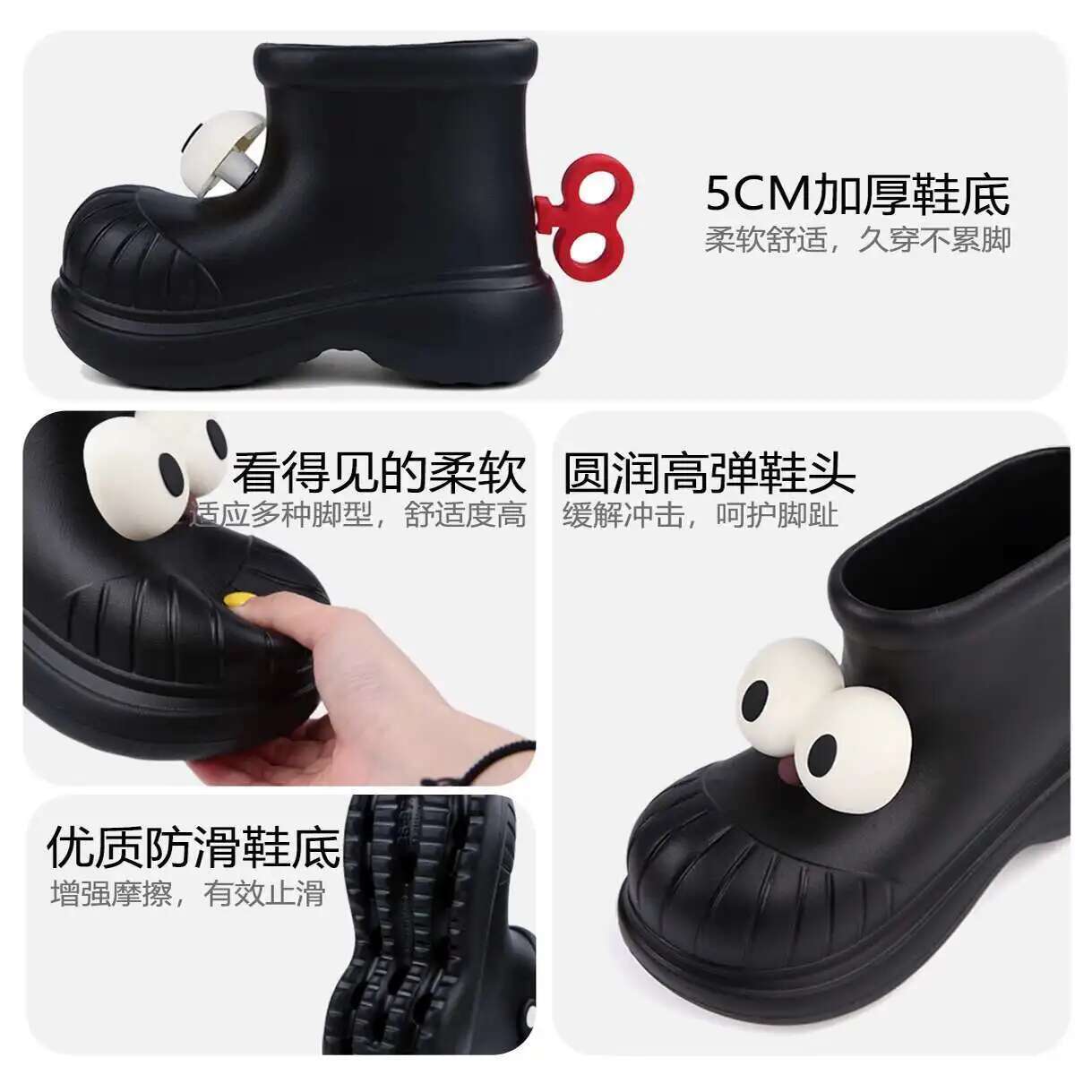 Kadın Yağmur Botları Yuvarlak  - Women'S Fashion Rain Boots incelemesi ve fiyatı