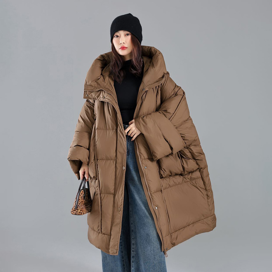 Kışlık Düz Yaka Bol Şişme Mont - Women'S Fashion Parka incelemesi ve fiyatı