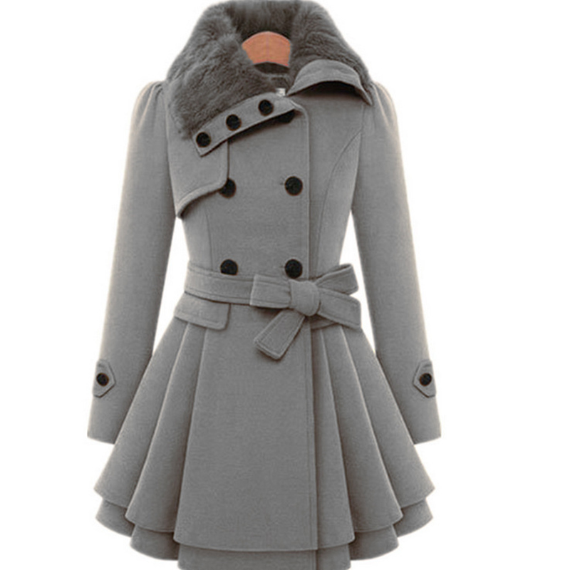 Kış ince uzun yün Sherpa mont  - Sherpa Coat Women incelemesi ve fiyatı